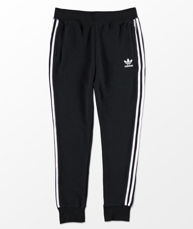 black adidas sweatpants
